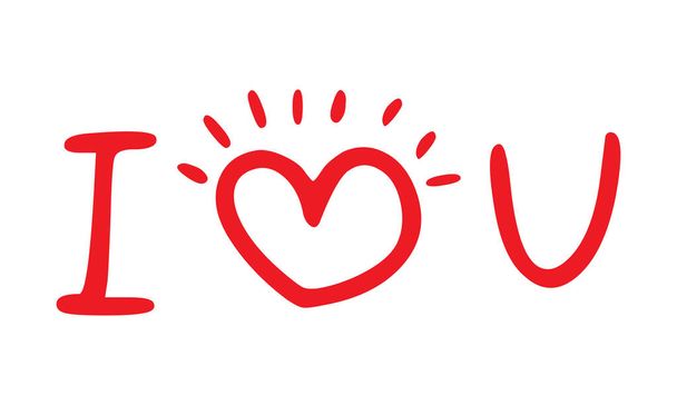 Выражение любовной привязанности с Shining Heart Icon - Вектор,изображение