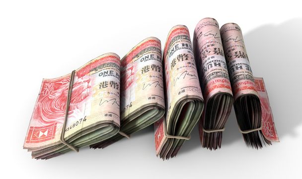 Wattestäbchen von Geldscheinen häufen sich - Foto, Bild