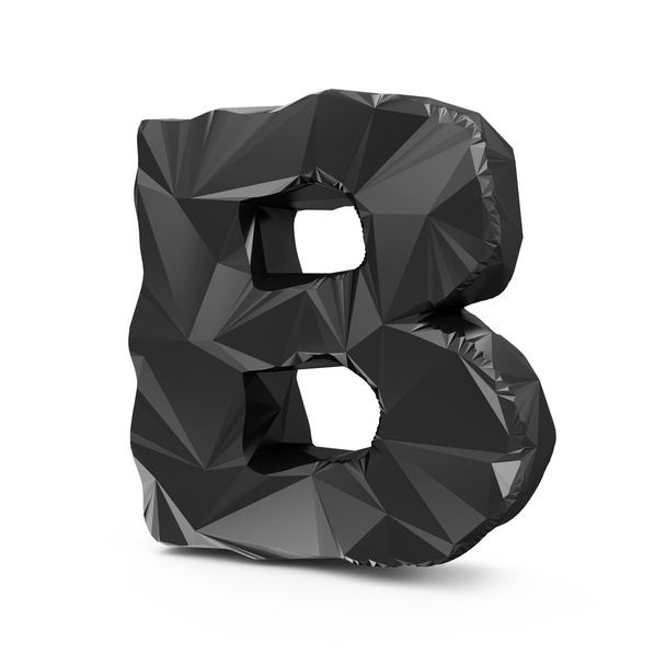Abstract Black B Letter - Фото, зображення