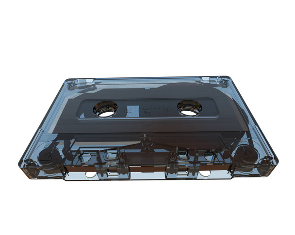 Bandkassette isoliert auf weißem Hintergrund  - Foto, Bild