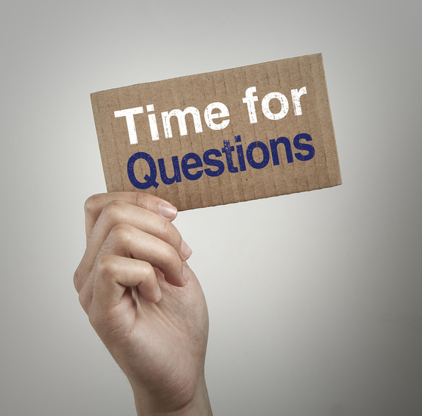 Time for questions - Foto, imagen