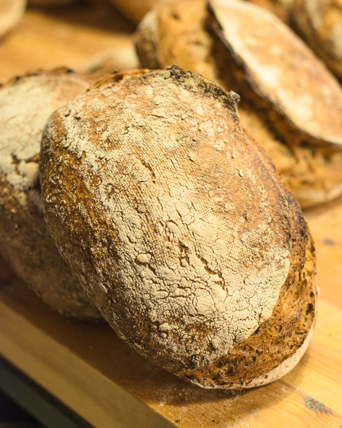 Handmade loafs in bakery - Photo, image