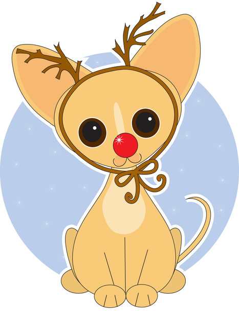 Holiday Chihuahua - Вектор,изображение