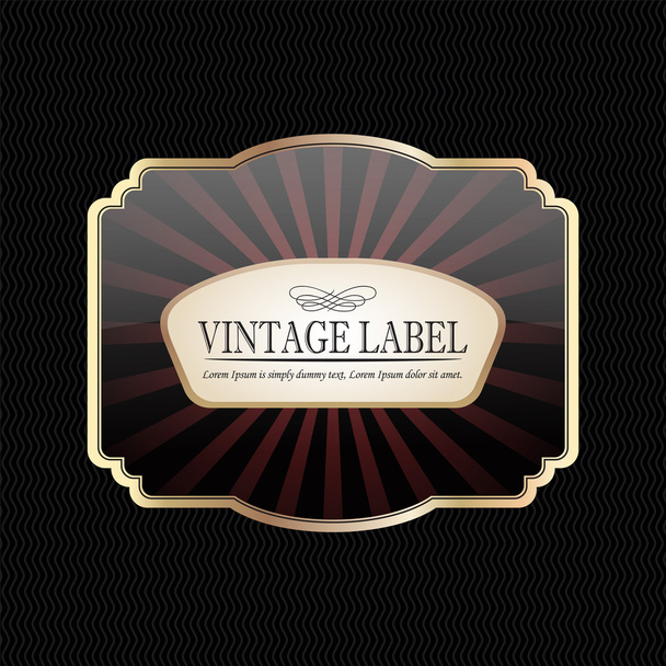 Vintage label - Photo, Image