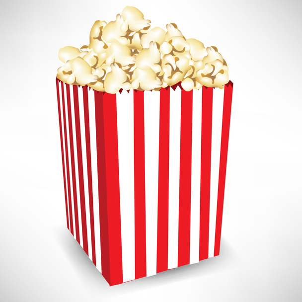 scatola spogliata di popcorn isolato
 - Vettoriali, immagini
