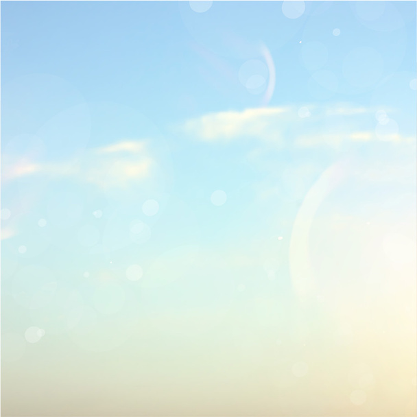 Blurred Cloudy Sky Background - Vector, Image