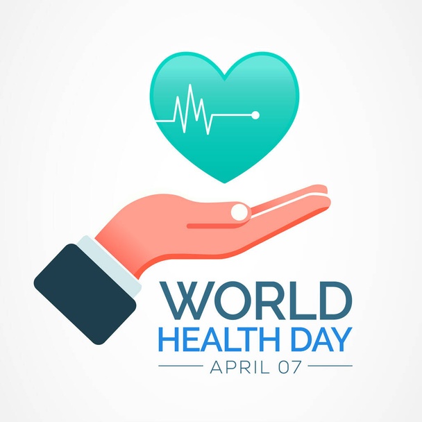 World Health Day is a global health awareness day celebrated every year on 7th April. Vector illustration design - Vector, Image