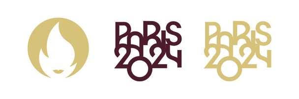  Símbolo de los Juegos Olímpicos de París - Vector, Imagen