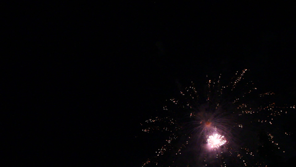 A beautiful firework display - Footage, Video