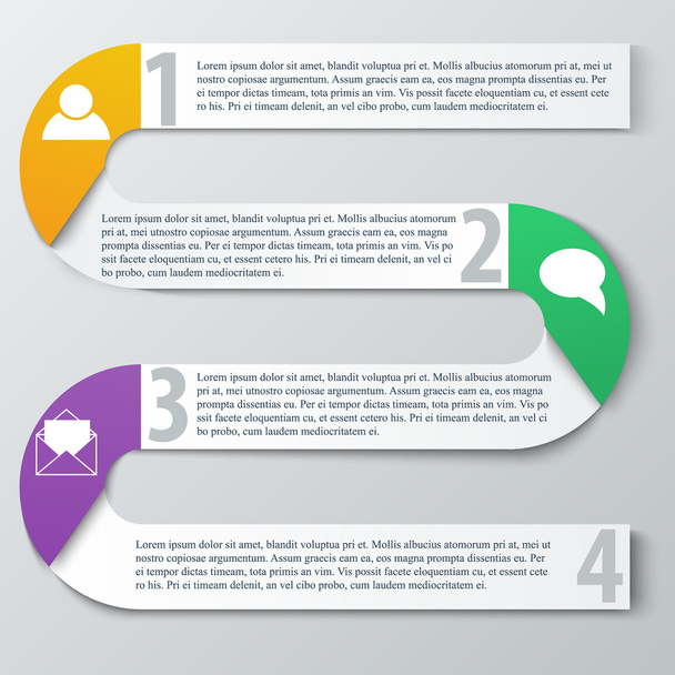 Teamwork social infographic, diagram, presentation - Vecteur, image