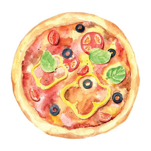 Пицца ручной работы
 - Вектор,изображение