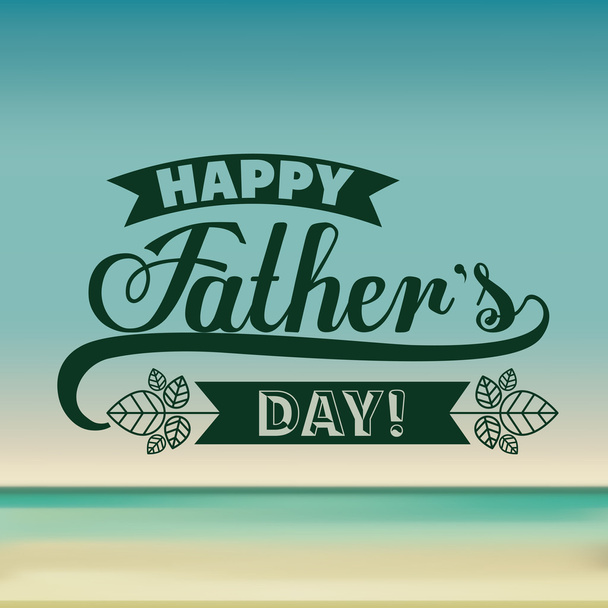 fathers day design - Vector, Image