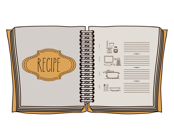 Diseño del icono Cook
  - Vector, imagen