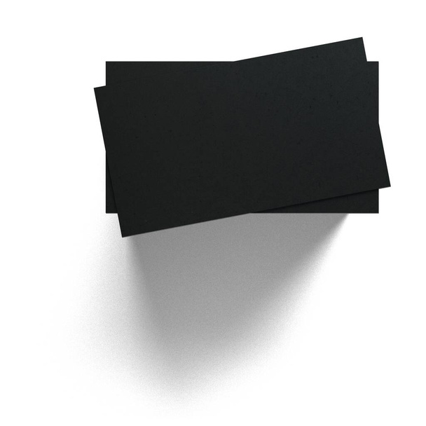 Creative concept blank επαγγελματική κάρτα απομονώνεται σε απλό φόντο, κατάλληλο για τις σκηνές στοιχείο σας. - Φωτογραφία, εικόνα