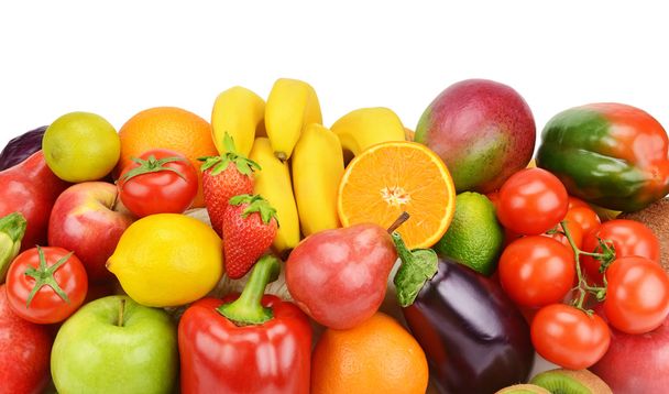 joukko hedelmiä ja vihanneksia - Valokuva, kuva