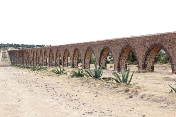 Padre Tembleque Aqueduct Zempoala, Hidalgo Meksiko on Unescon maailmanperintökohde, suuri työ hydraulisen järjestelmän Amerikassa - Valokuva, kuva