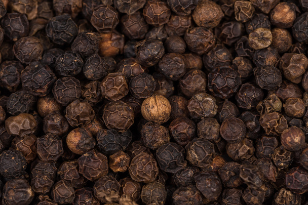 Black peppercorn background - Foto, Imagen