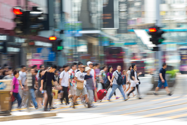 Пішоходів у бізнес району Hong Kong - Фото, зображення