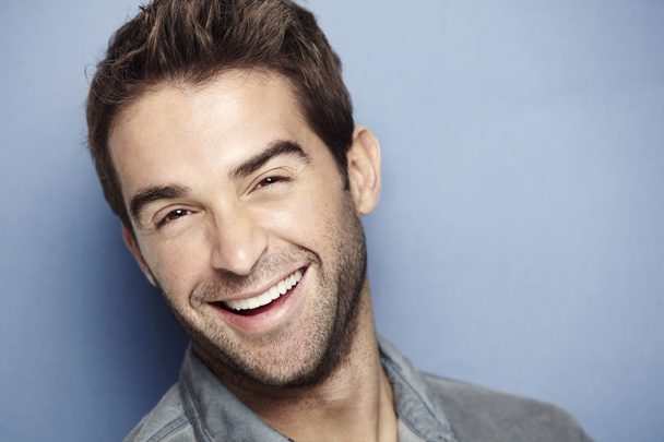 attractive man smiling - Photo, Image