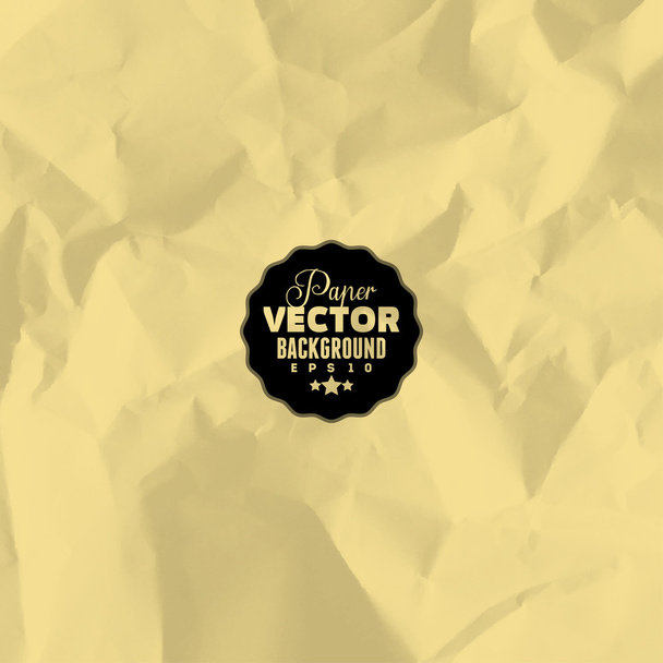 Texture of crumpled paper. - Vector, Image