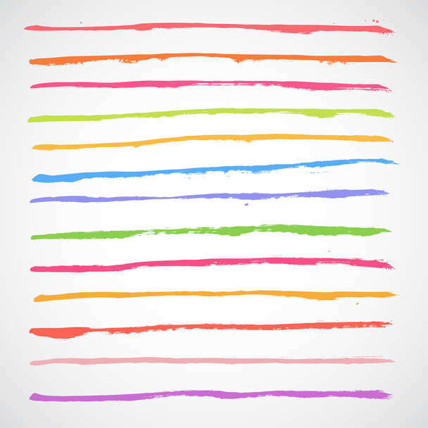 brush strokes lines - Vector, Image