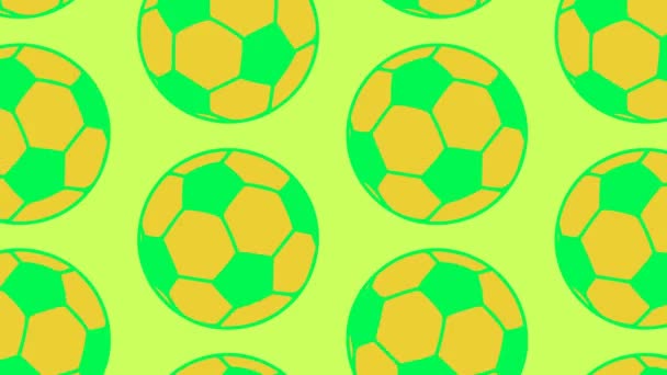 Football ball abstrakcyjny wzór tło Animacja - Materiał filmowy, wideo