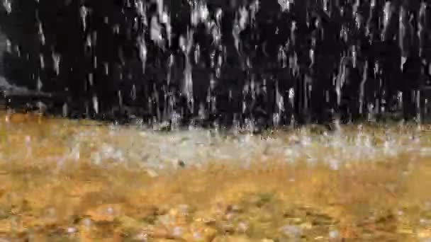 Fondo de la cortina de agua de la cascada
 - Imágenes, Vídeo