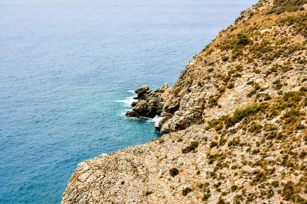 Photo Picture of the Beautiful Sea Coast's View in Andalucia - Photo, Image
