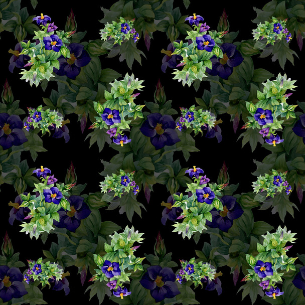 Garden floral pattern - Фото, изображение
