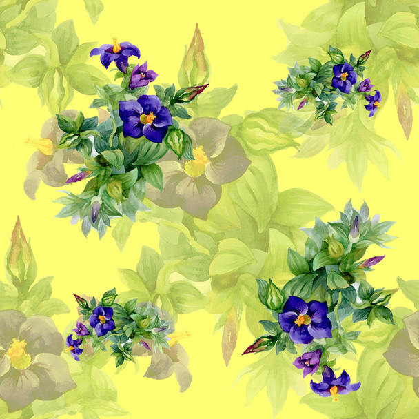 Garden floral pattern - Zdjęcie, obraz