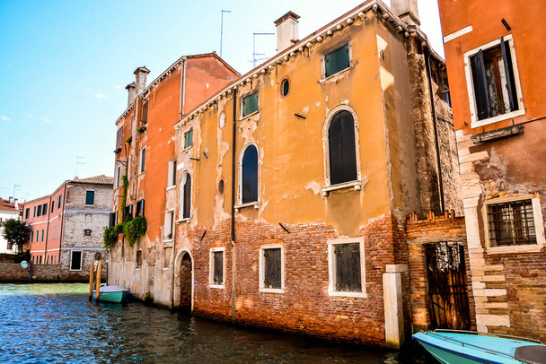 Φωτογραφία Προβολή της διάσημης ιταλικής πόλης της Βενετίας - Φωτογραφία, εικόνα