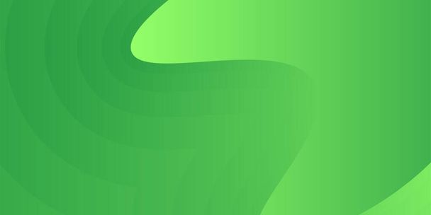 свіжий зелений геометричний градієнтний фон - Вектор, зображення