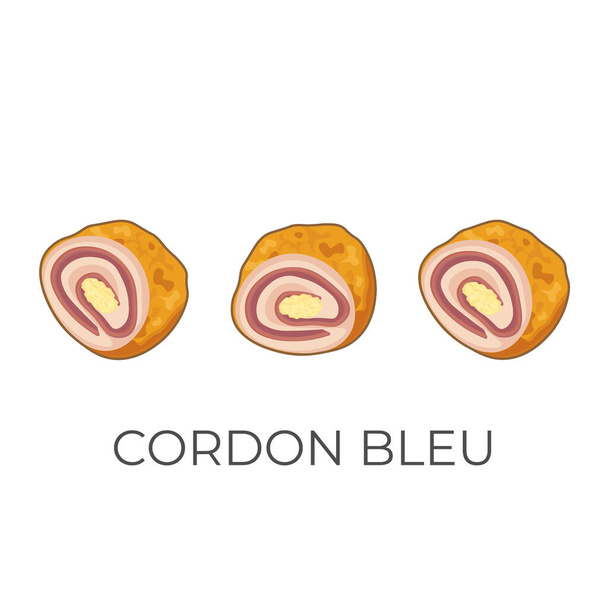 Logo Vektorové ilustrace izolované Cordon Bleu  - Vektor, obrázek