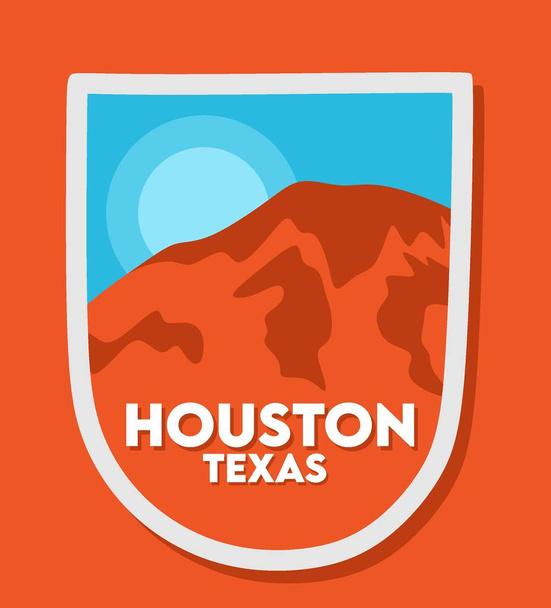 houston texas united states of america - Vector, Image