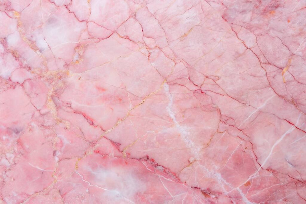 Tekstuuri vaaleanpunainen marmori kultainen suonet - Valokuva, kuva