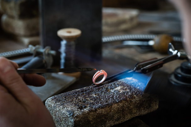 Man Craft jewelery making - Photo, Image