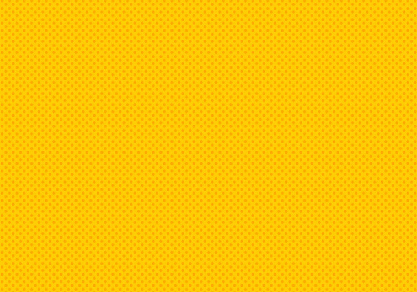 Fondo amarillo con patrón de círculos. - Vector, imagen
