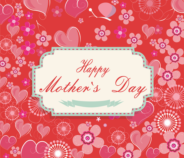 Mothers's Day background - Vector, Imagen