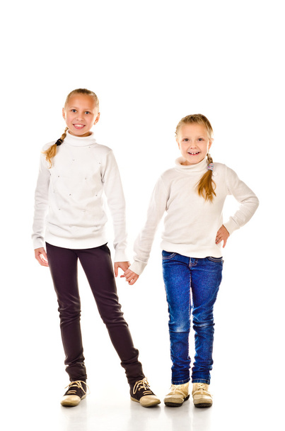 two little girls - Foto, immagini