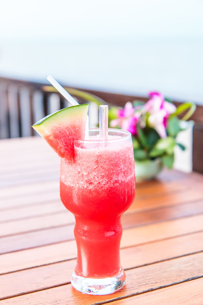 Watermelon juice with  fruit - Foto, imagen