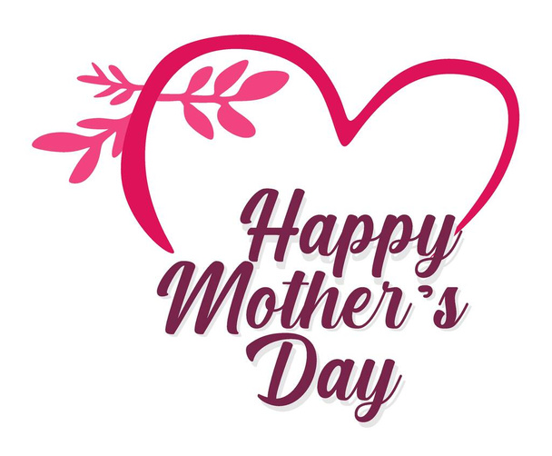 Happy Mothers Day for all mom in the world - Vector, Image