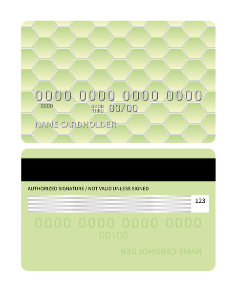 Credit card - Vector, afbeelding