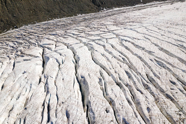 Suiza, Engadine, Glaciar Morteratsch, vista aérea (septiembre 2019)) - Foto, Imagen