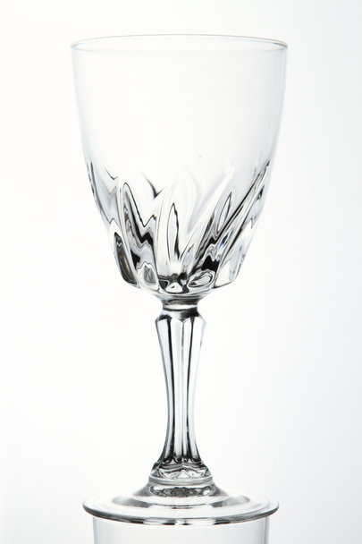 Glas über weißem bk - Foto, Bild