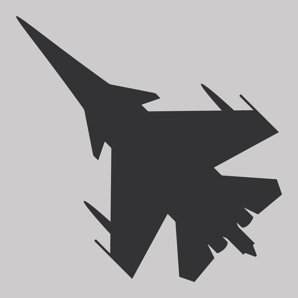 icono del vector de combate militar aislado sobre fondo blanco - Vector, imagen