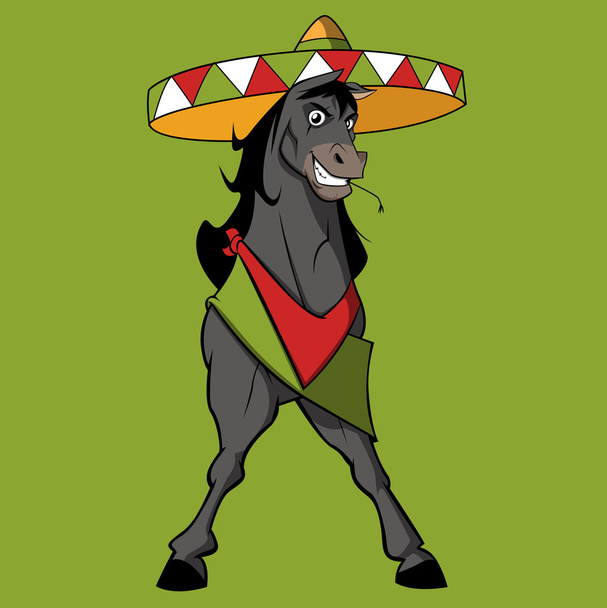 Mexican Horse - Vektor, kép