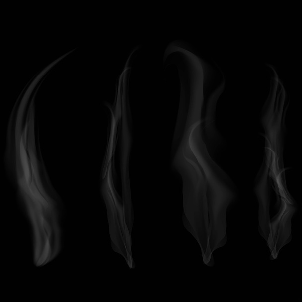 煙の抽象的な背景 - ベクター画像