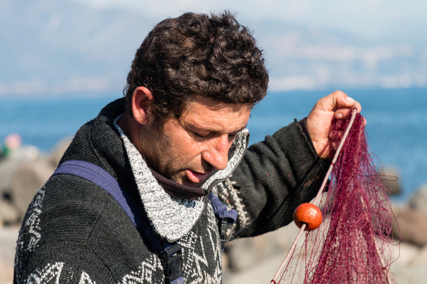 Ψαράς με δίχτυα - Φωτογραφία, εικόνα