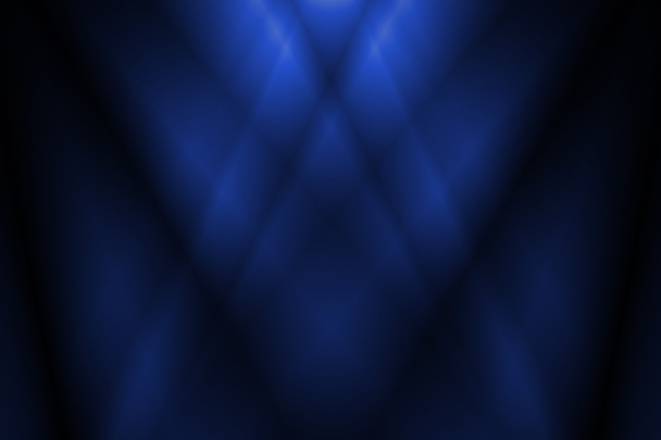 blauwe abstracte lijn- en krommeopdrachten achtergrond - Foto, afbeelding