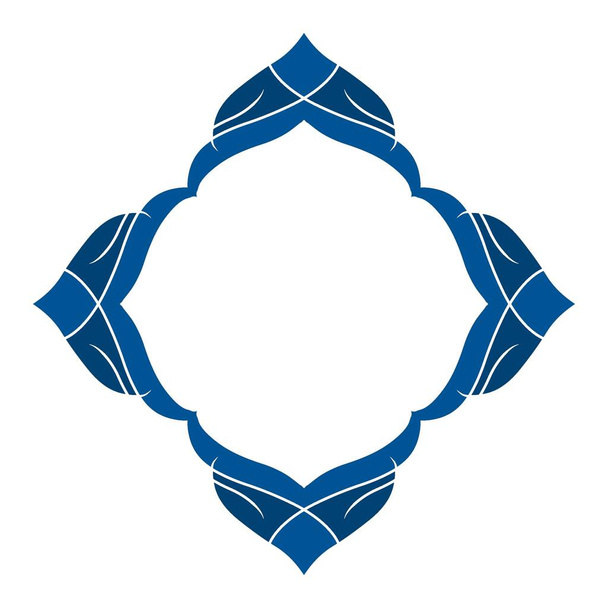 islámské bezešvé vzor pozadí prvek modrý, arabský vzor pozadí design banner - Fotografie, Obrázek
